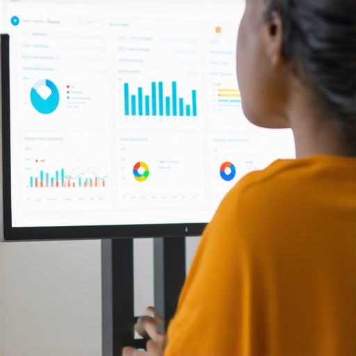 Person reviewing Google My Business analytics for improved local rankings