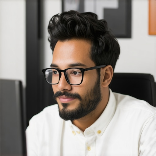 Marketing expert reviewing GMB profile and schema markup for local SEO in 2024.