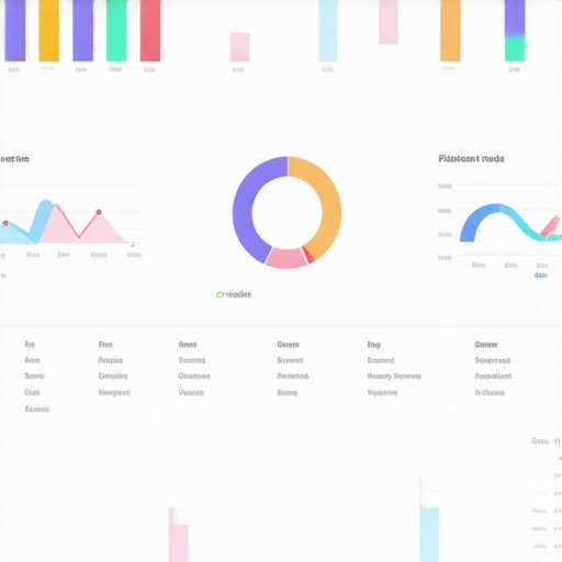 Screenshot of local SEO analytics dashboard with search trend charts and keyword insights.