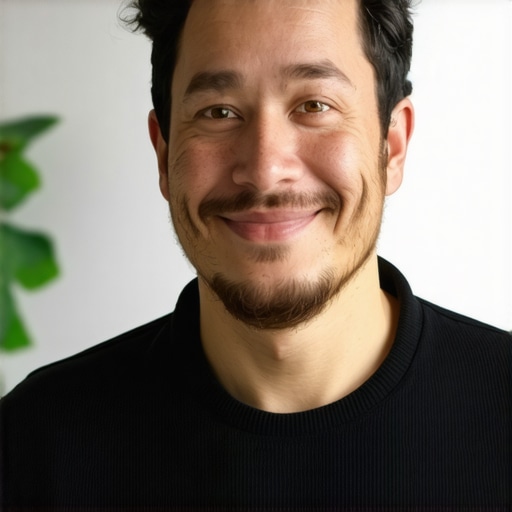 Business owner enhancing Google My Business listing with keywords and images for local SEO success