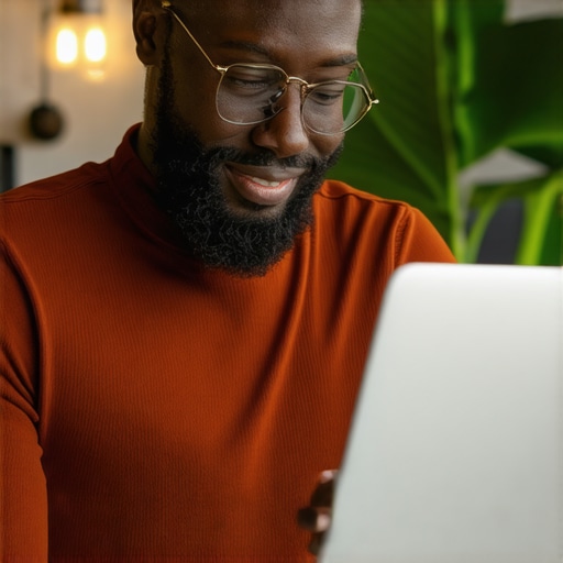 Business owner uploading images and editing details on Google My Business