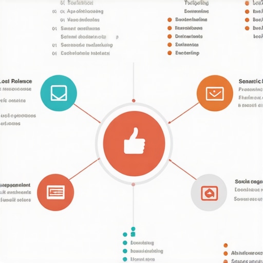 An infographic showing complex local SEO signals and their impact on Google rankings.