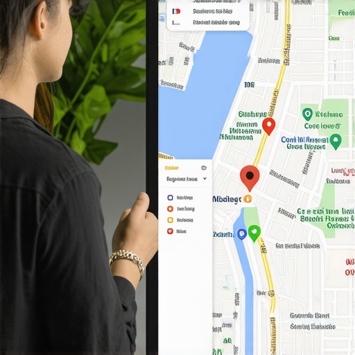 Business owner verifying and updating local business details on Google My Business