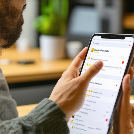 Business owner analyzing real customer reviews on a tablet device